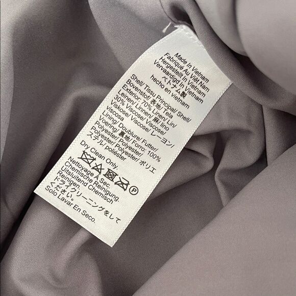 J. Crew Portia Pants in herringbone linen blend - Picture 7 of 7